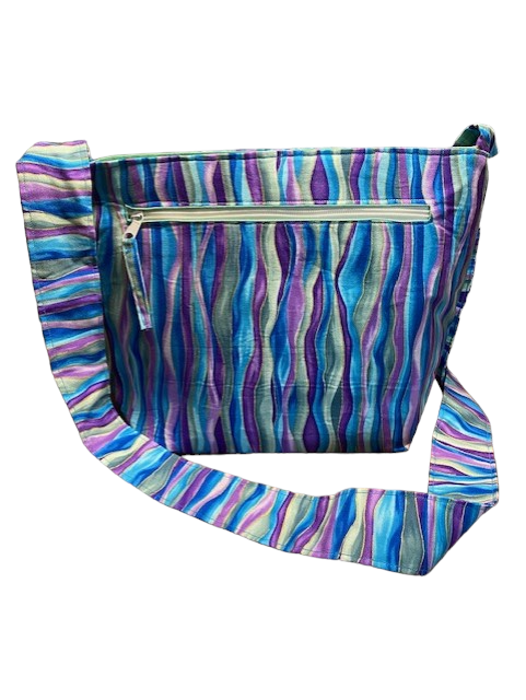 Jessica bag (Blue stripes)