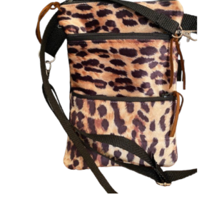 Shirley cross body (textured leopard print)