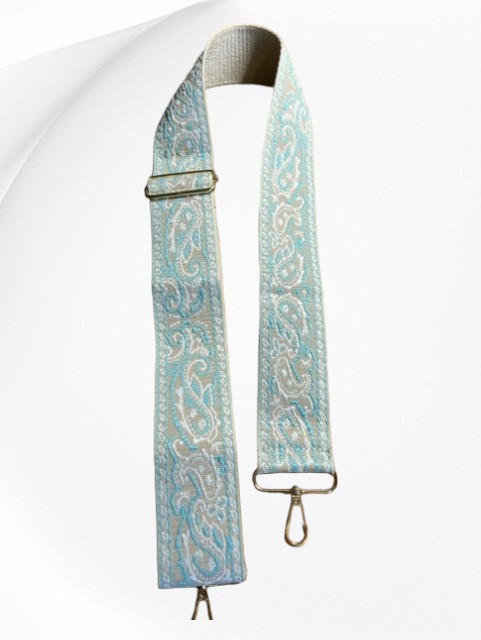 Strap (aqua paisley)