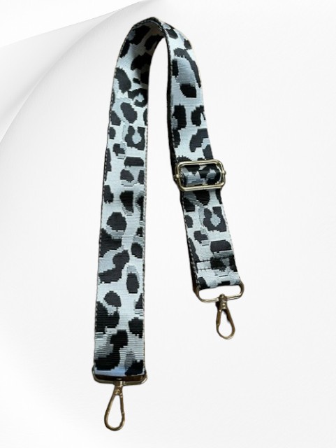 Strap (black and white leopard)