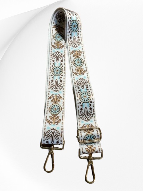 Strap (white and blue)