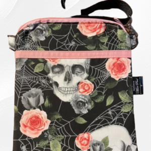 The Shirley collection: Pink roses and skull